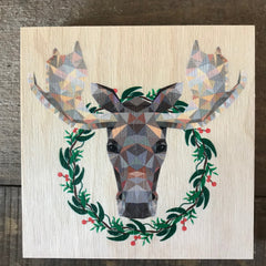 Geometric Moose with Wreath