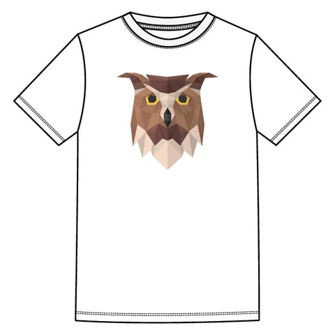 Geometric Owl T-Shirt – Modern Nature Inspired Design
