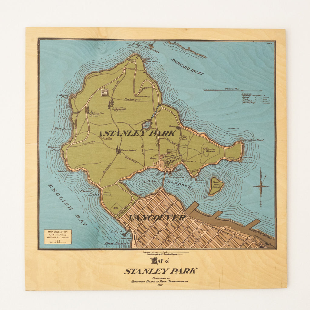 Stanley Park Colour Map
